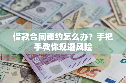 武汉借款合同违约怎么办？手把手教你规避风险