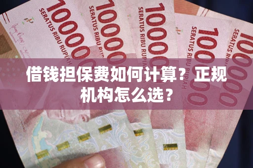 武汉借钱担保费如何计算？正规机构怎么选？
