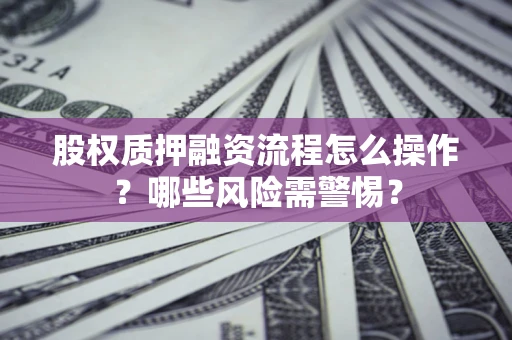 武汉股权质押融资流程怎么操作？哪些风险需警惕？