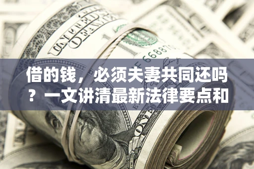 武汉借的钱，必须夫妻共同还吗？一文讲清最新法律要点和避坑指南