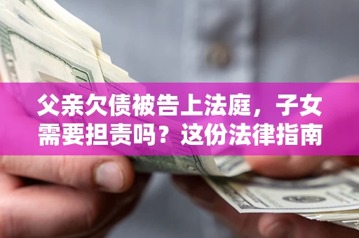 武汉父亲欠债被告上法庭，子女需要担责吗？这份法律指南必须看完