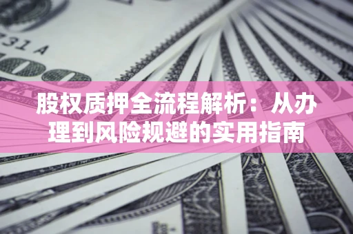 武汉股权质押全流程解析：从办理到风险规避的实用指南
