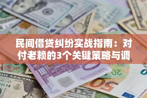 武汉民间借贷纠纷实战指南：对付老赖的3个关键策略与调解盲区解析