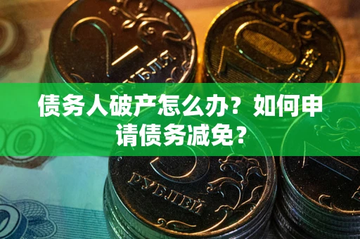 武汉债务人破产怎么办？如何申请债务减免？