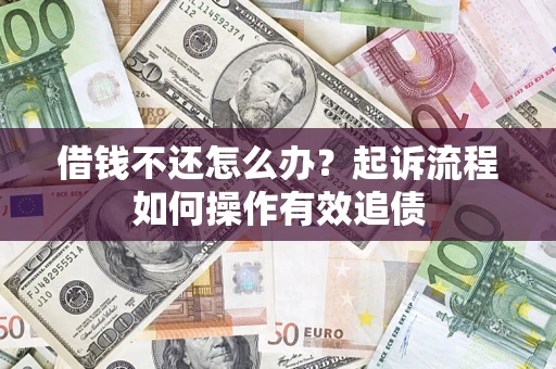 武汉借钱不还怎么办？起诉流程如何操作有效追债