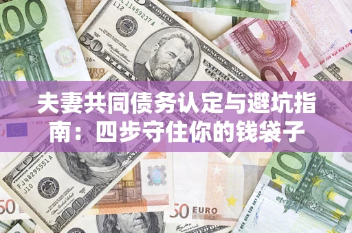 武汉夫妻共同债务认定与避坑指南：四步守住你的钱袋子