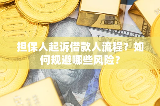武汉担保人起诉借款人流程？如何规避哪些风险？