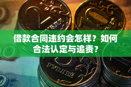 武汉借款合同违约会怎样？如何合法认定与追责？