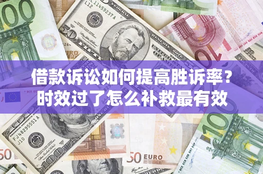 武汉借款诉讼如何提高胜诉率？时效过了怎么补救最有效
