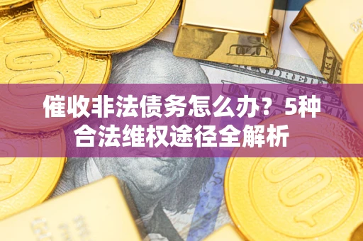 武汉催收非法债务怎么办？5种合法维权途径全解析