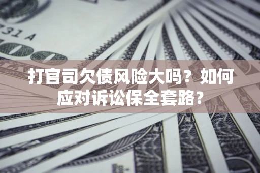 武汉打官司欠债风险大吗？如何应对诉讼保全套路？
